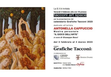 ANTONELLA CAPPUCCIO Il Gioco dell’Arte Mostra personale ad Ascoli Piceno