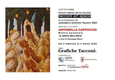 ANTONELLA CAPPUCCIO Il Gioco dell’Arte Mostra personale ad Ascoli Piceno