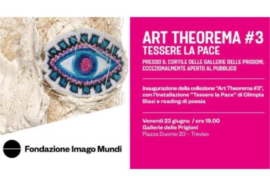 ELENA DELL’ANDREA e ROCCO SCIAUDONE Tessere la Pace Galleria delle Prigioni Treviso Art Theorema #3